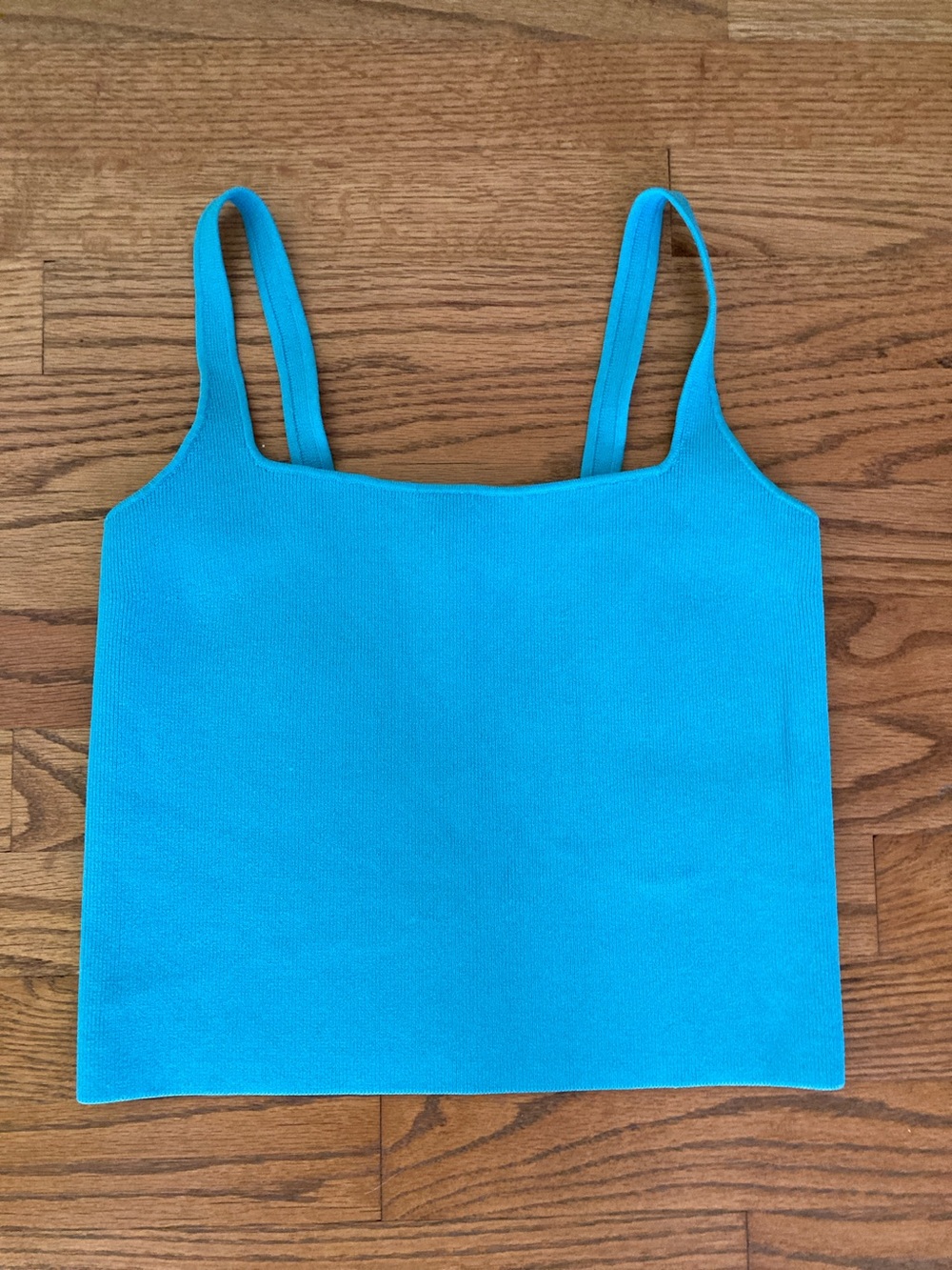 Scanlan Theodore Turquoise Knit Square Top